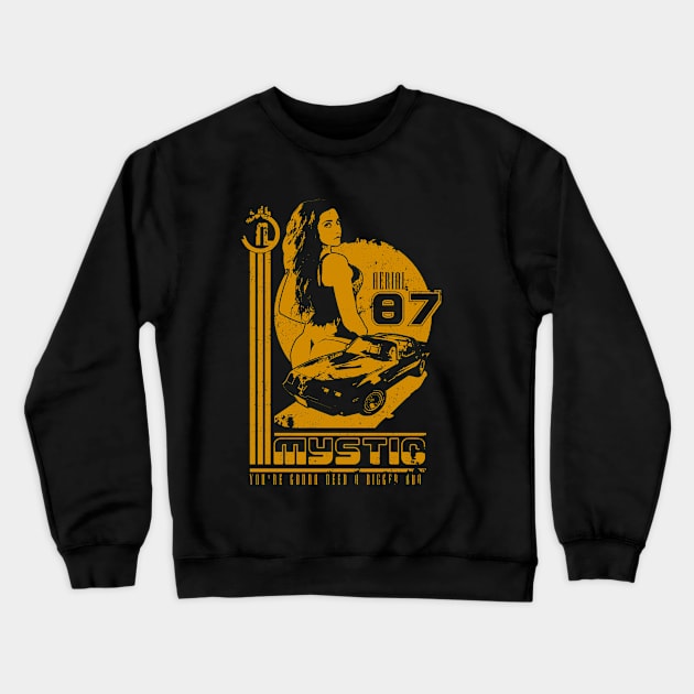 MYSTIC (OCHER) Crewneck Sweatshirt by GhiniPig